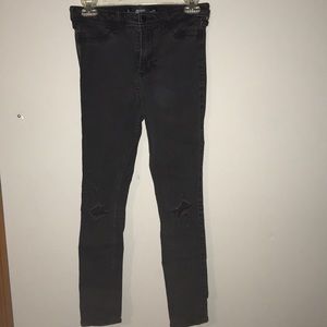 Hollister black denim jeans